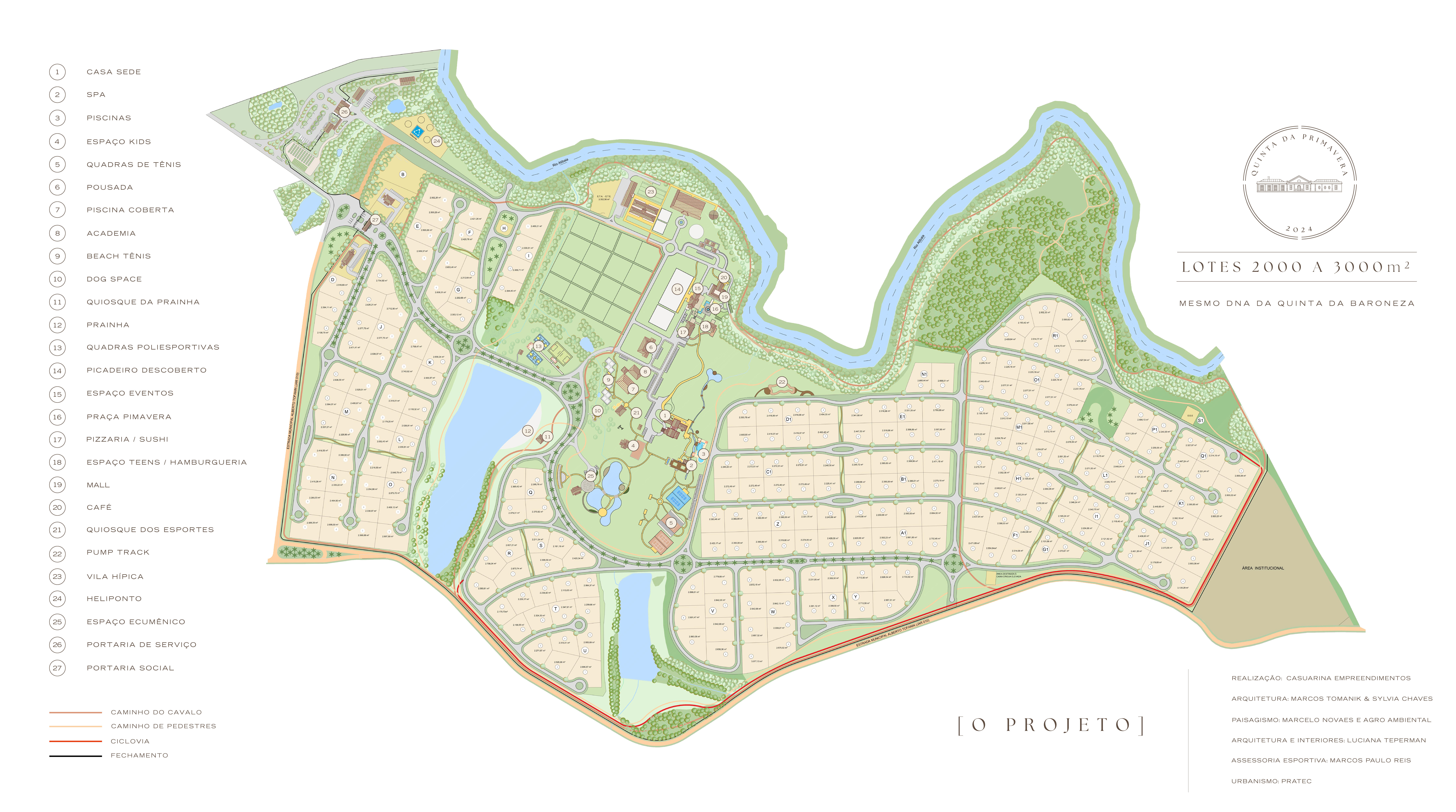 Implantação Quinta da Primavera